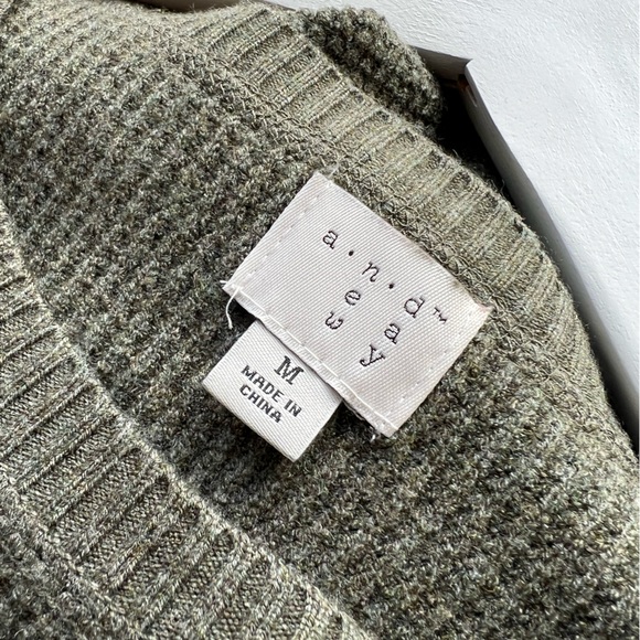 A New Day | Green Sweater dress - Picture 3 of 4